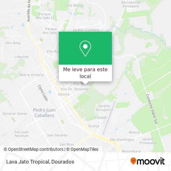 Lava Jato Tropical mapa