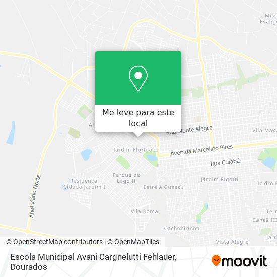 Escola Municipal Avani Cargnelutti Fehlauer mapa