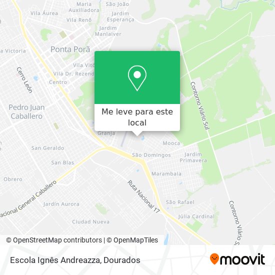 Escola Ignês Andreazza mapa