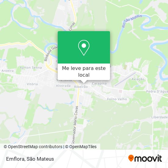 Emflora mapa