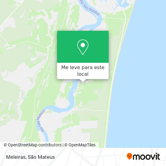 Meleiras mapa
