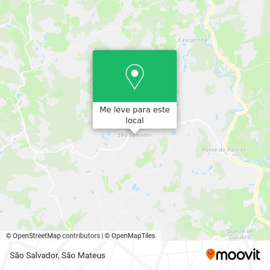 São Salvador mapa