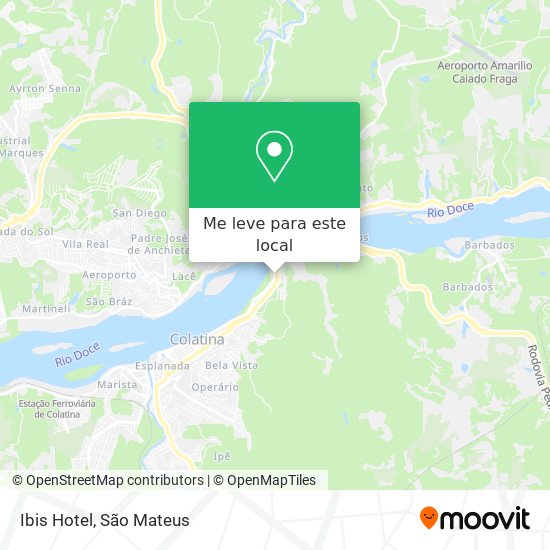 Ibis Hotel mapa