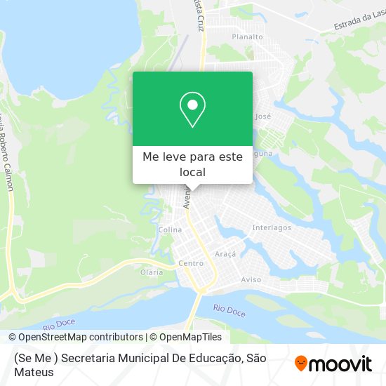 (Se Me ) Secretaria Municipal De Educação mapa