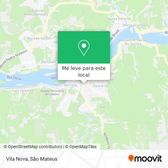 Vila Nova mapa