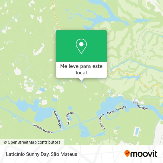 Laticínio Sunny Day mapa