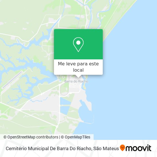 Cemitério Municipal De Barra Do Riacho mapa