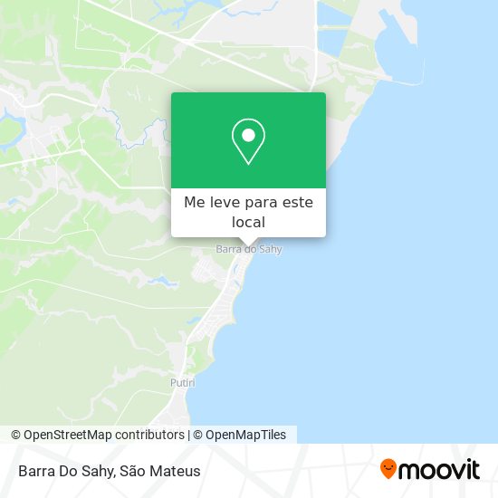 Barra Do Sahy mapa