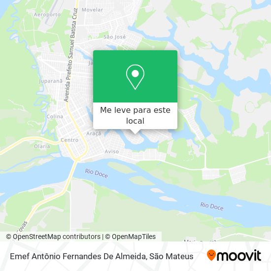 Emef Antônio Fernandes De Almeida mapa