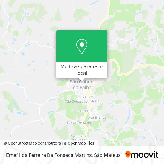 Emef Ilda Ferreira Da Fonseca Martins mapa