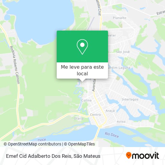Emef Cid Adalberto Dos Reis mapa