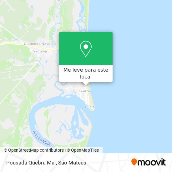 Pousada Quebra Mar mapa