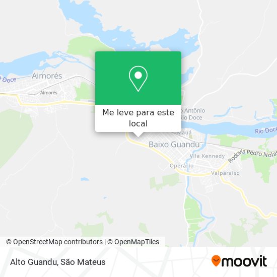 Alto Guandu mapa