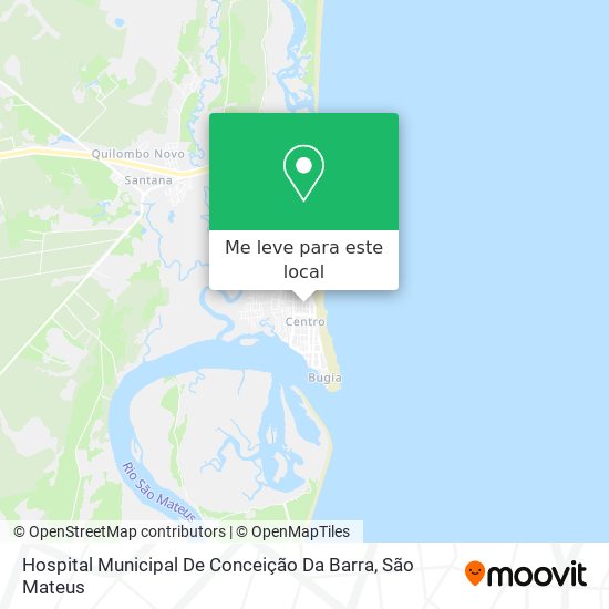 Hospital Municipal De Conceição Da Barra mapa