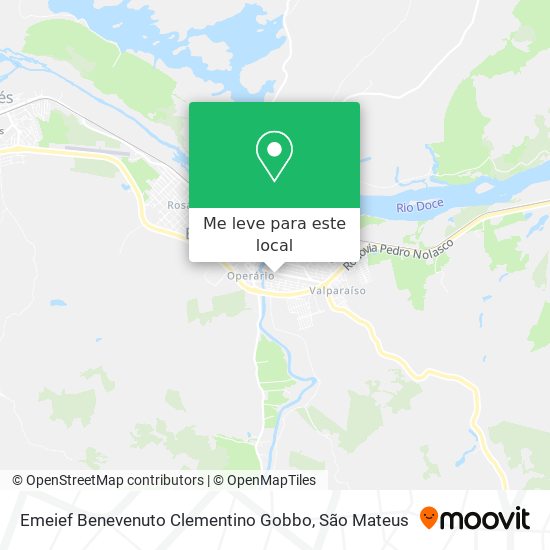 Emeief Benevenuto Clementino Gobbo mapa