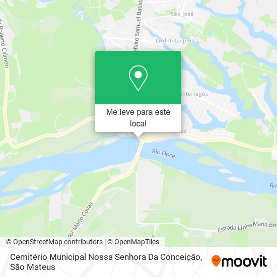 Cemitério Municipal Nossa Senhora Da Conceição mapa
