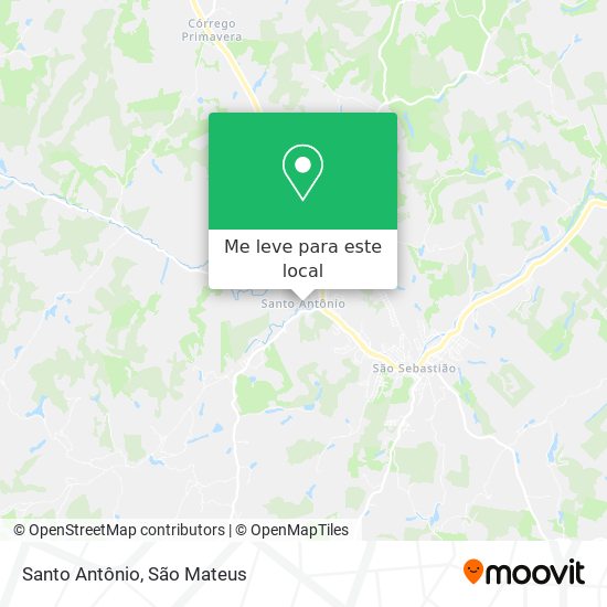Santo Antônio mapa