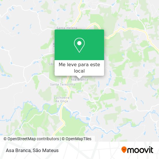 Asa Branca mapa
