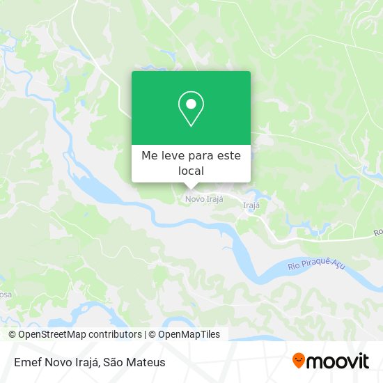 Emef Novo Irajá mapa