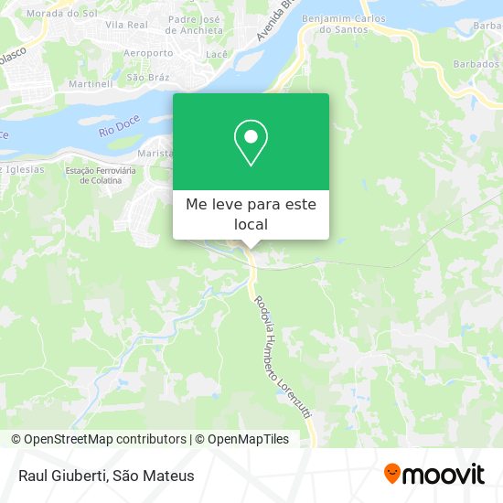 Raul Giuberti mapa