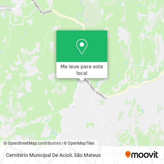 Cemitério Municipal De Acioli mapa