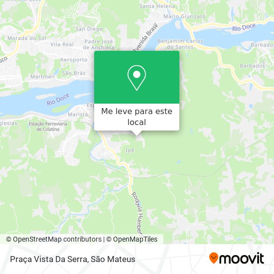 Praça Vista Da Serra mapa