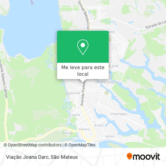 Viação Joana Darc mapa