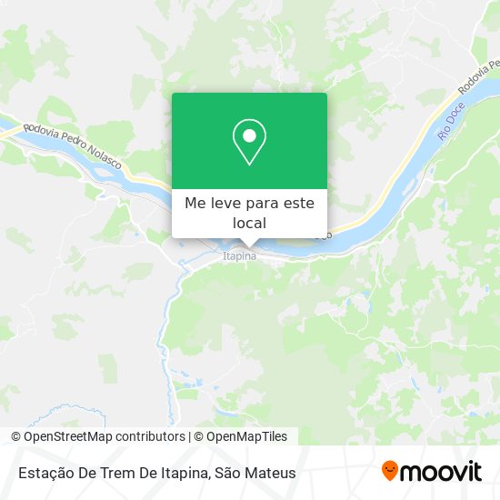 Estação De Trem De Itapina mapa