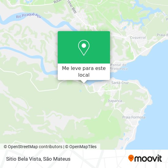 Sitio Bela Vista mapa