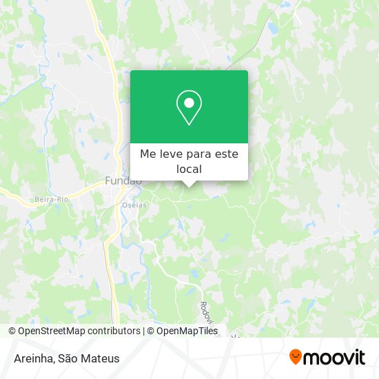 Areinha mapa