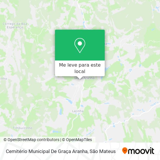 Cemitério Municipal De Graça Aranha mapa