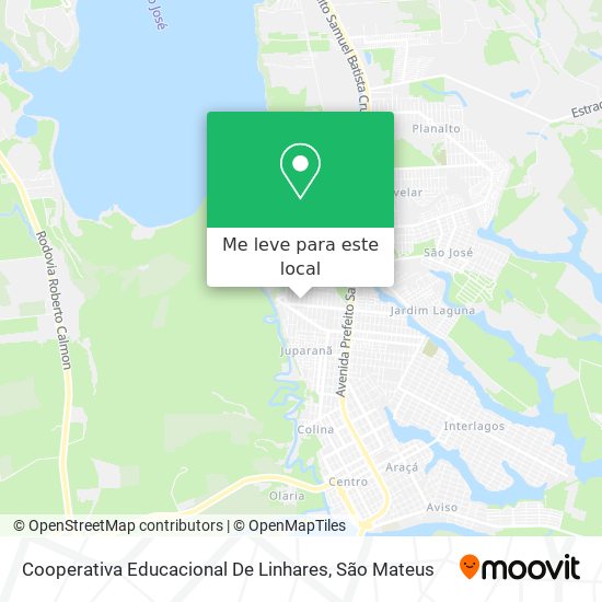 Cooperativa Educacional De Linhares mapa