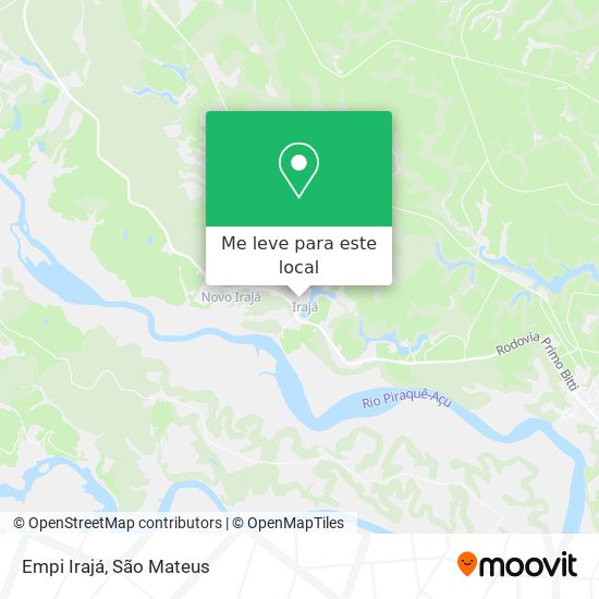 Empi Irajá mapa