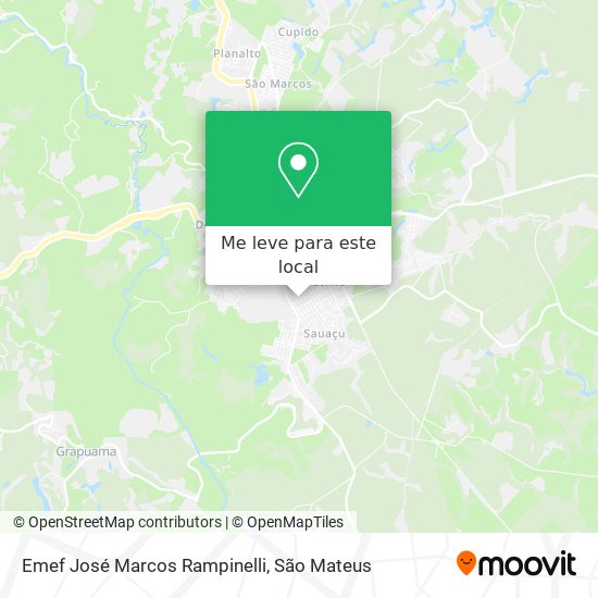 Emef José Marcos Rampinelli mapa