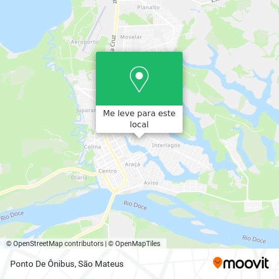 Ponto De Ônibus mapa