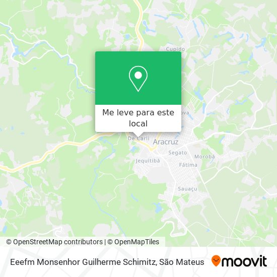 Eeefm Monsenhor Guilherme Schimitz mapa