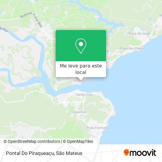 Pontal Do Piraqueaçu mapa