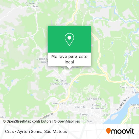 Cras - Ayrton Senna mapa