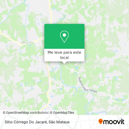 Sítio Córrego Do Jacaré mapa