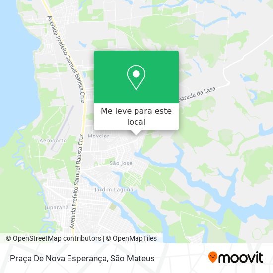 Praça De Nova Esperança mapa