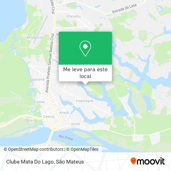 Clube Mata Do Lago mapa