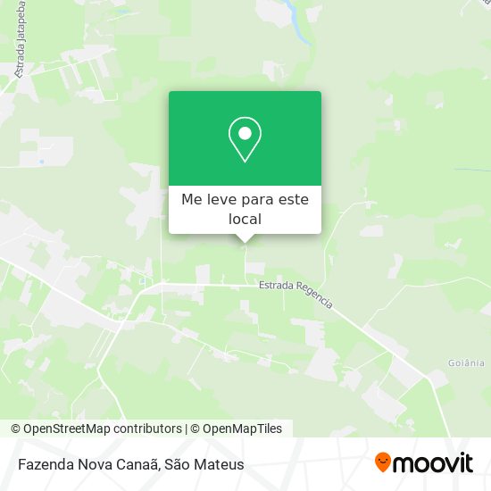 Fazenda Nova Canaã mapa