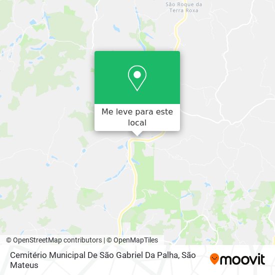 Cemitério Municipal De São Gabriel Da Palha mapa