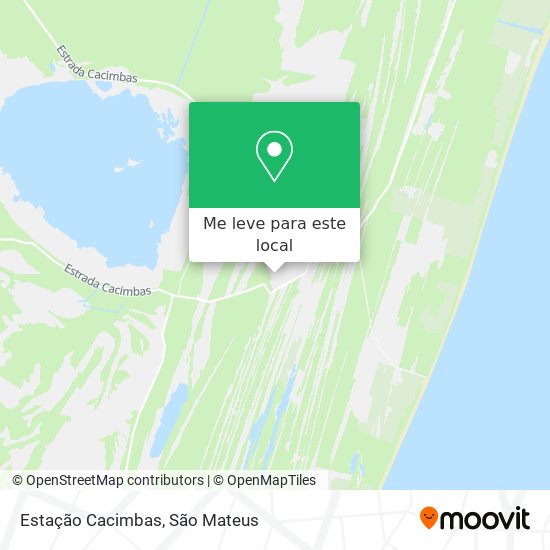 Estação Cacimbas mapa
