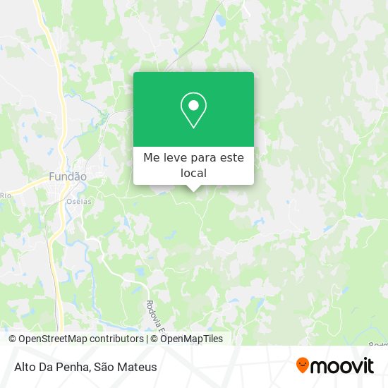 Alto Da Penha mapa