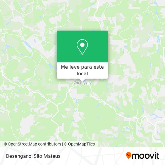 Desengano mapa
