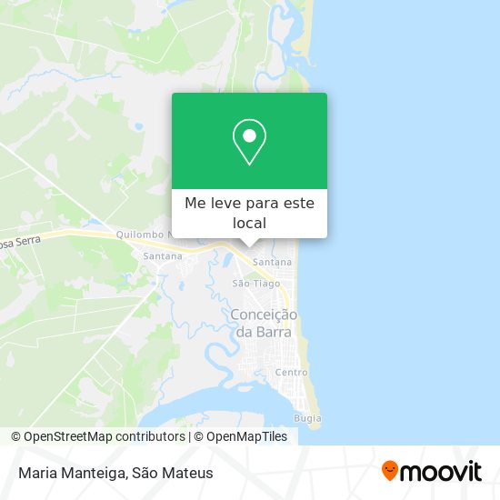 Maria Manteiga mapa
