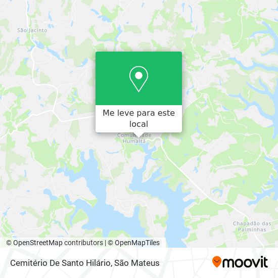 Cemitério De Santo Hilário mapa