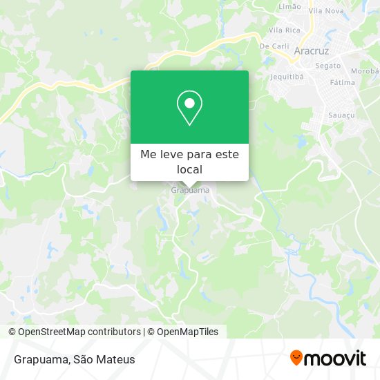 Grapuama mapa