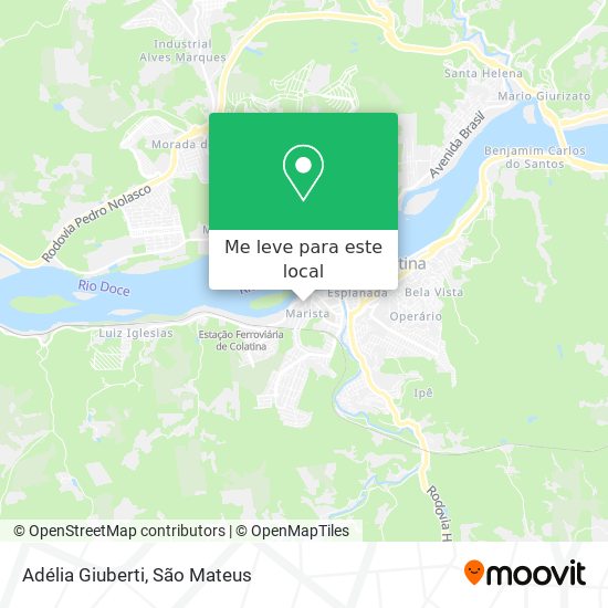 Adélia Giuberti mapa